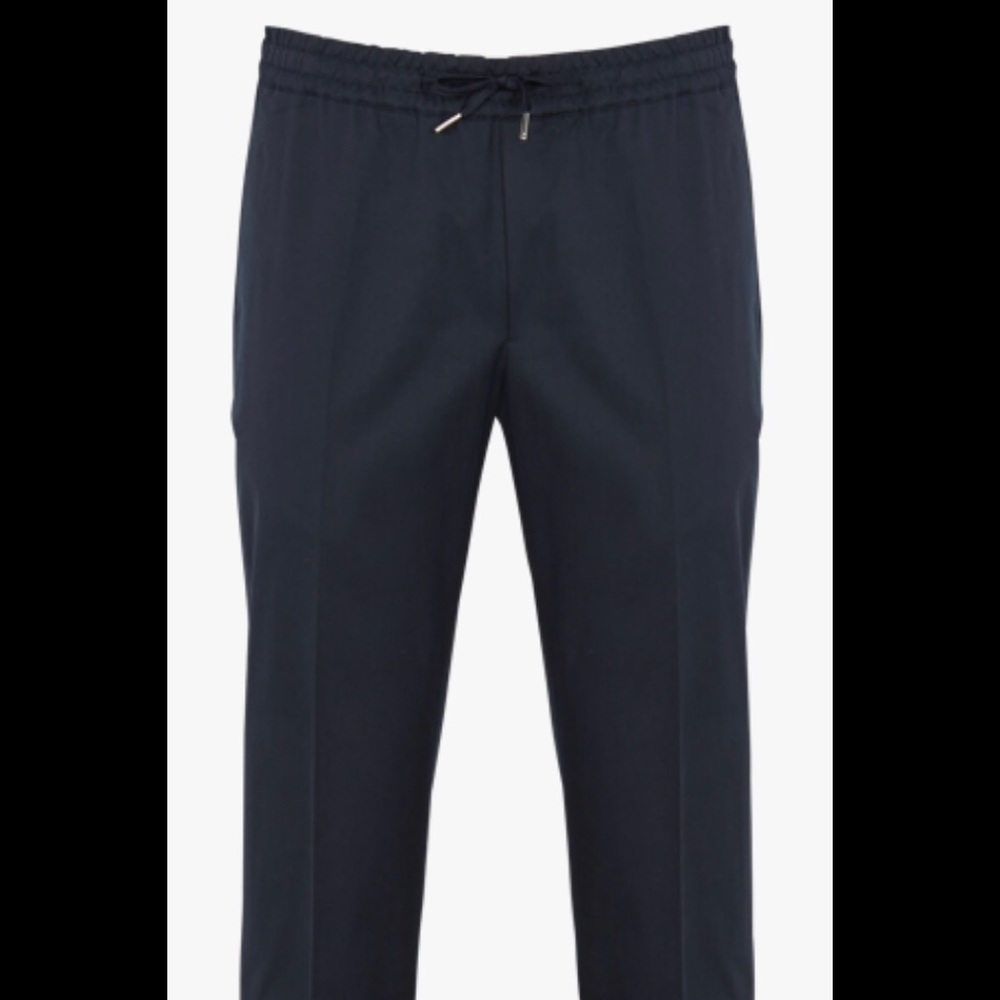 Sandro Mens Marine Straight-leg Pants Size 40/30us